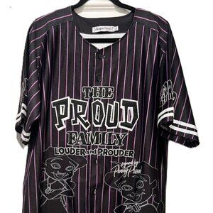 The Proud Family Penny XL Baseball Jersey – Black/Pink        (R)